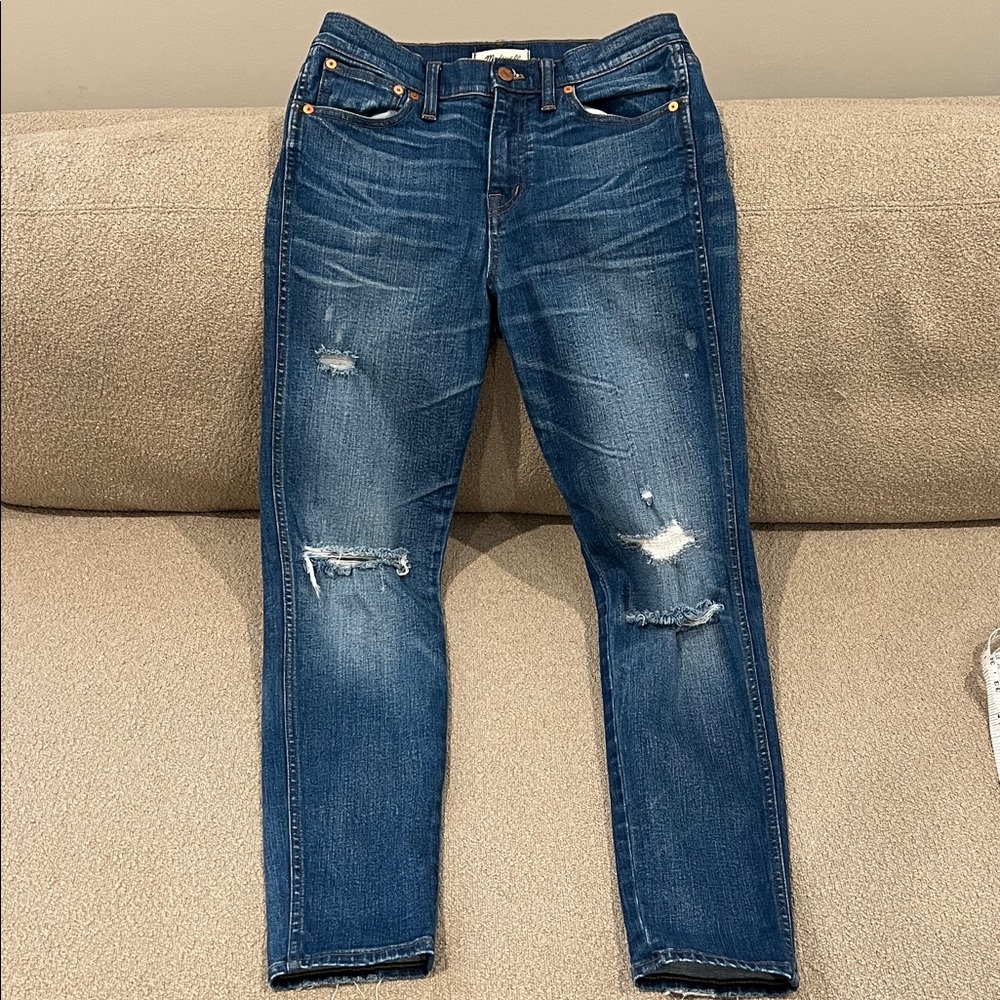Madewell Skinny High Rise Blue Jeans size 28